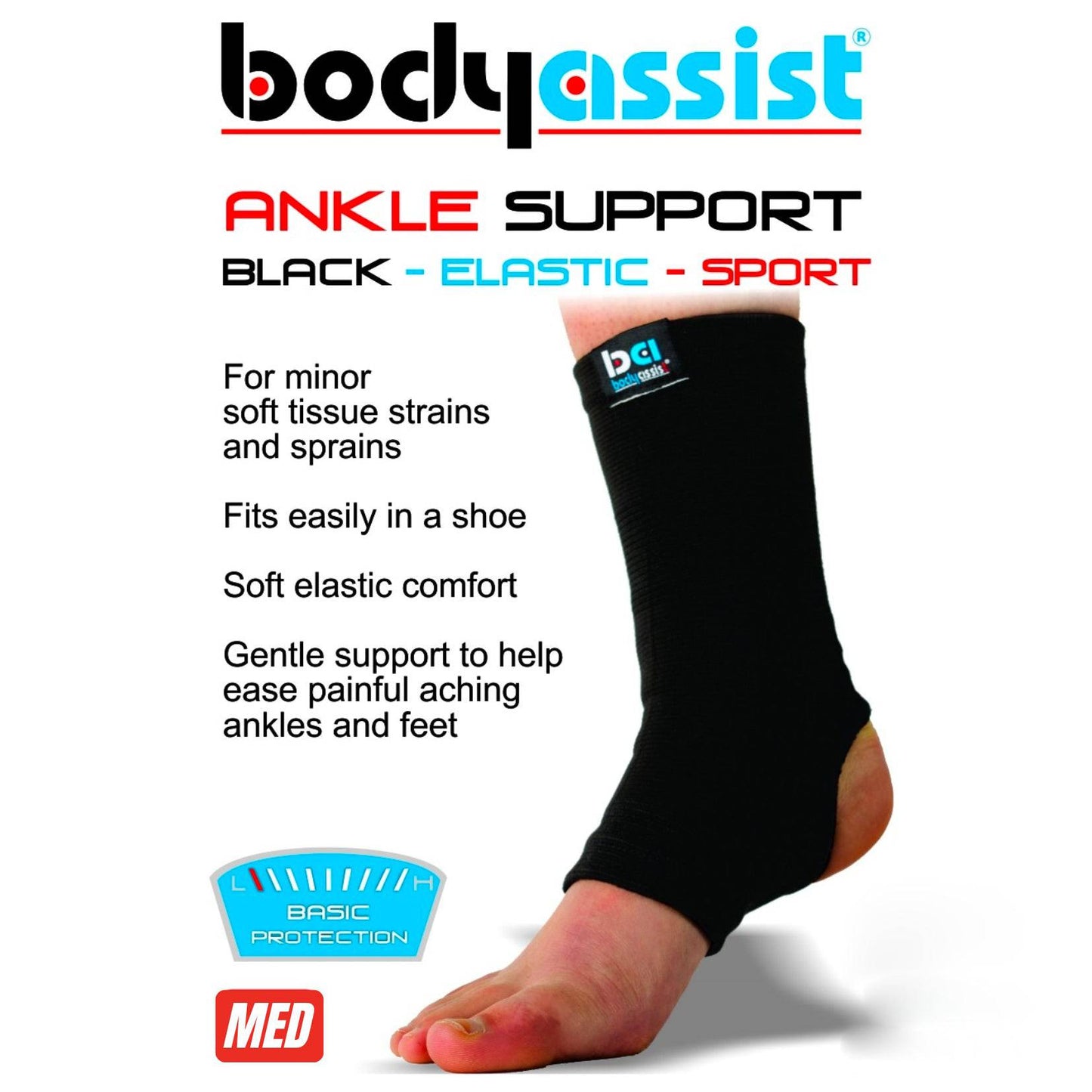 Elastic Ankle Support  - Body Assist (1) - First Aid Distributions