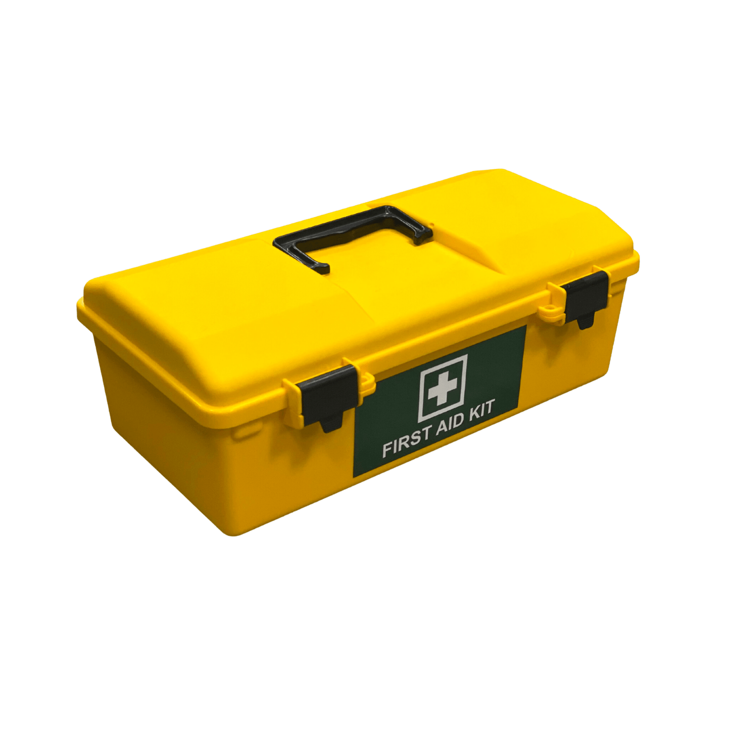 Empty First Aid Box Portable - Yellow Lift Out Tray (1) - First Aid Distributions