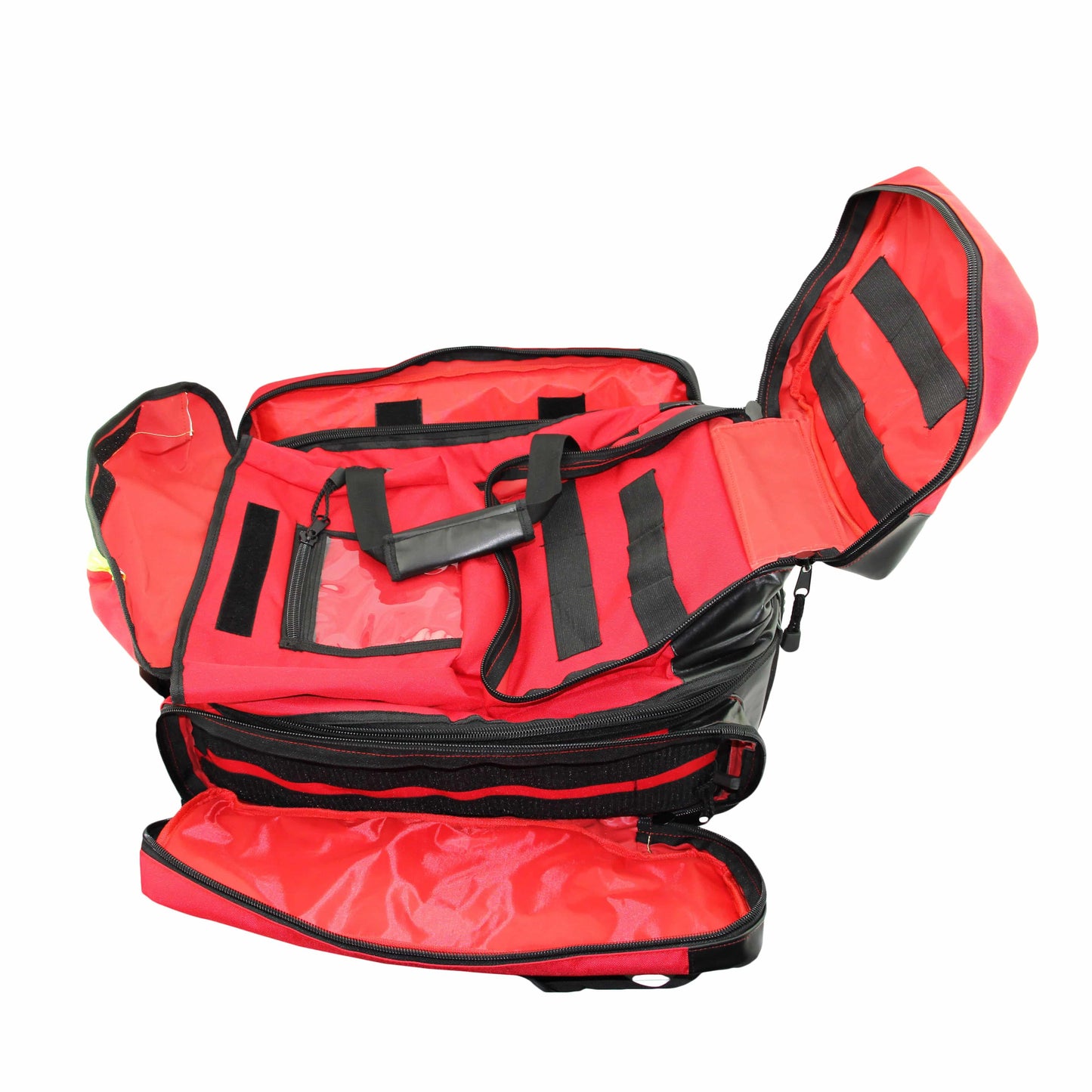 Empty First Aid Trauma Backpack - Red (1) - First Aid Distributions