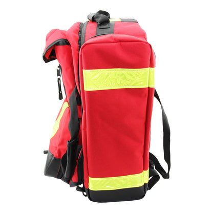 Empty First Aid Trauma Backpack - Red (1) - First Aid Distributions