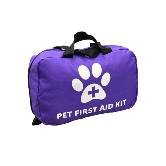 Empty Pet First Aid Bag - Purple (1) - First Aid Distributions