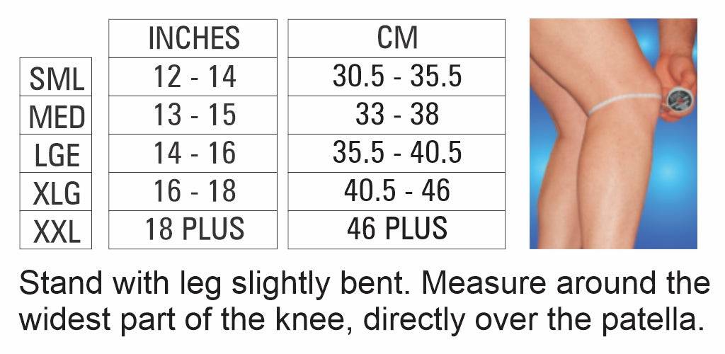 Extra Long Elastic Knee Support - Body Assist (1) - First Aid Distributions