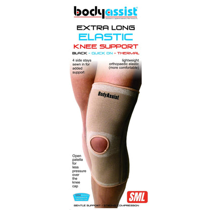 Extra Long Elastic Knee Support - Body Assist (1) - First Aid Distributions