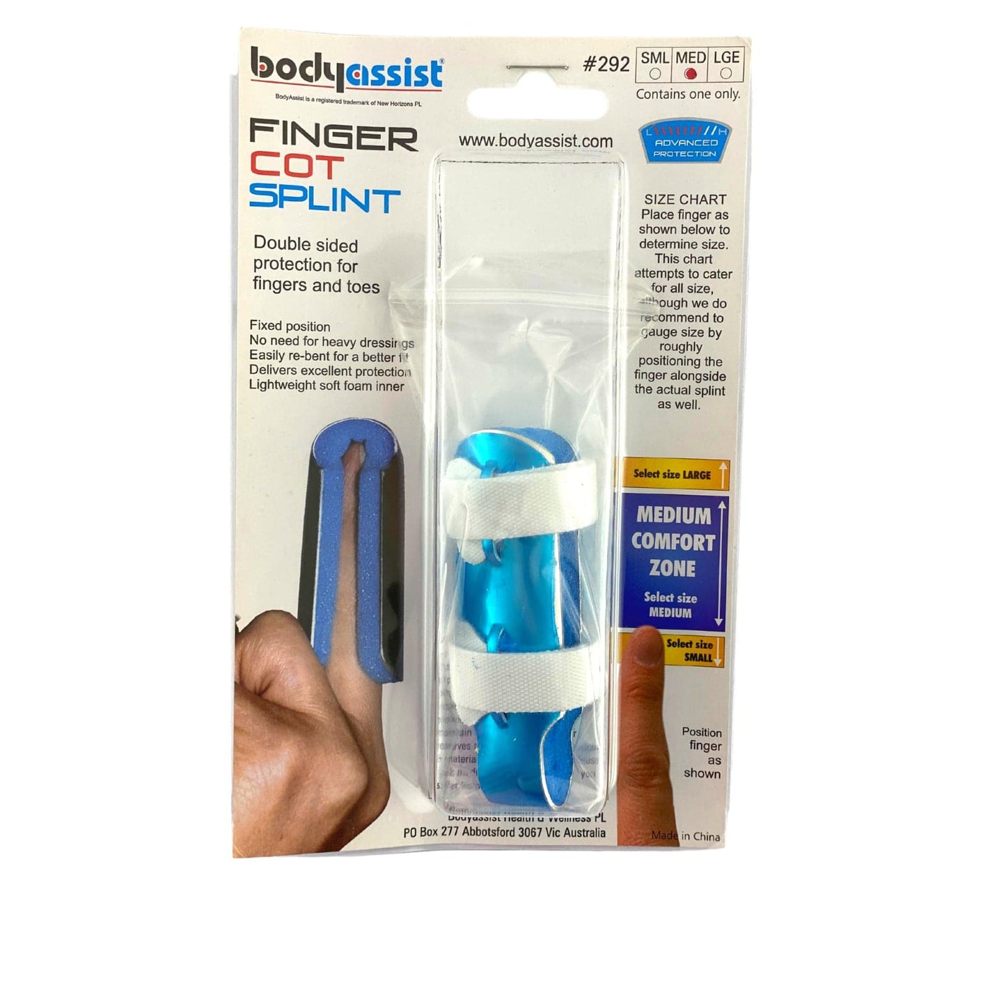 Finger Cot Splint - Body Assist (1) - First Aid Distributions