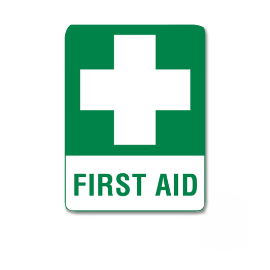 First Aid Sign - Metal 30cm x 22.5cm - First Aid Distributions