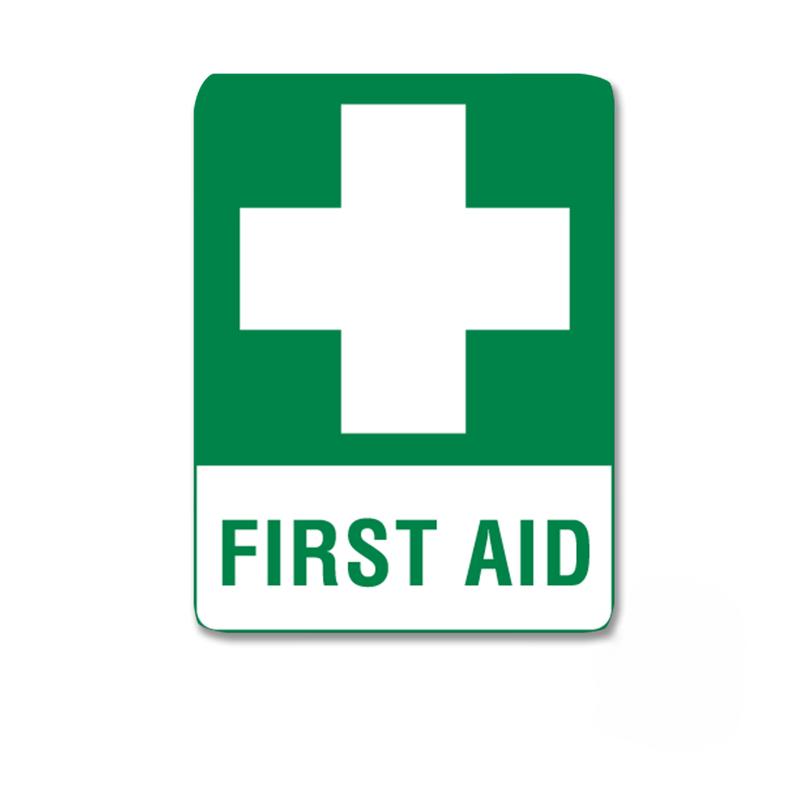 First Aid Sign - Poly 30cm x 22.5cm - First Aid Distributions