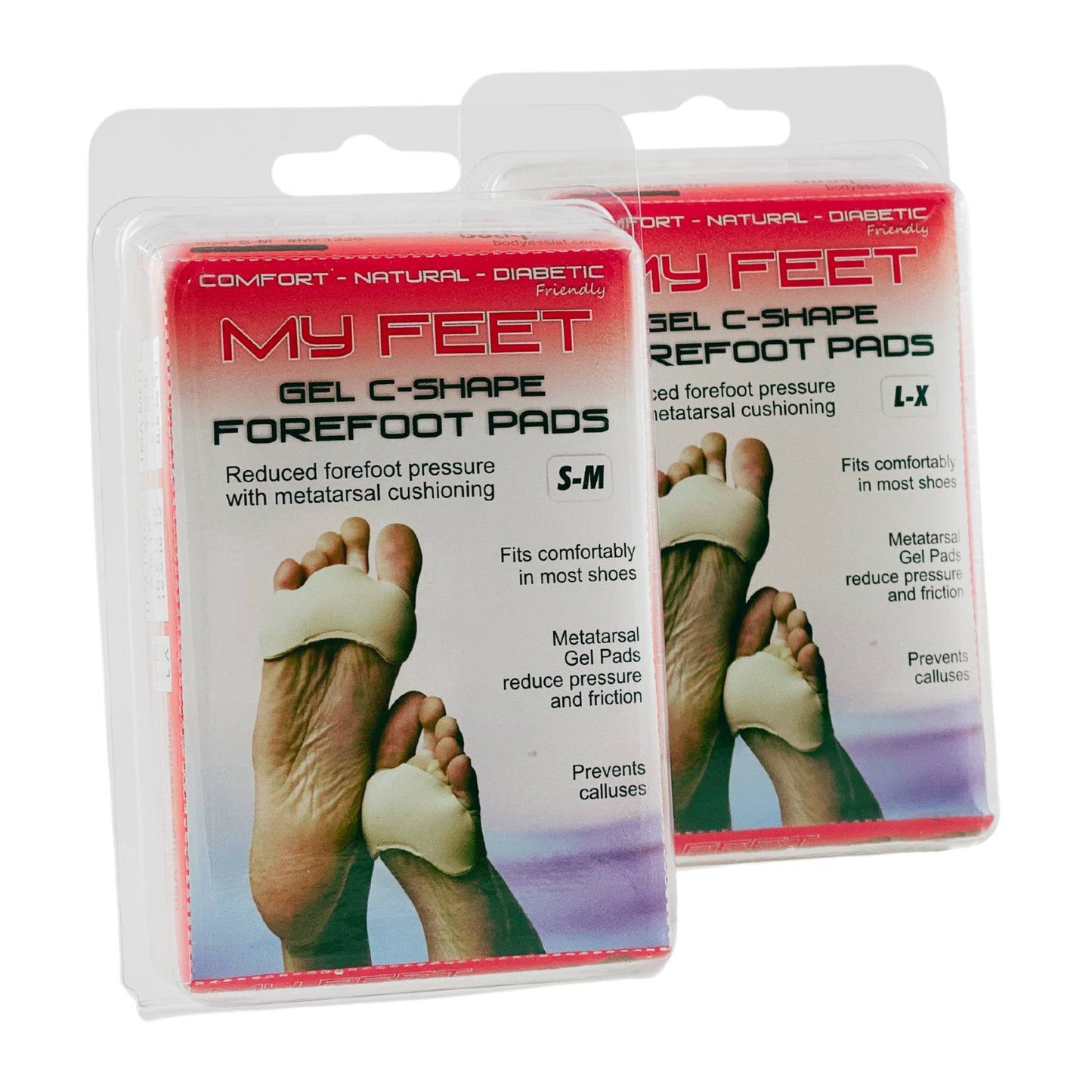 Gel C Shape Forefoot Pads - My Feet (1) - First Aid Distributions