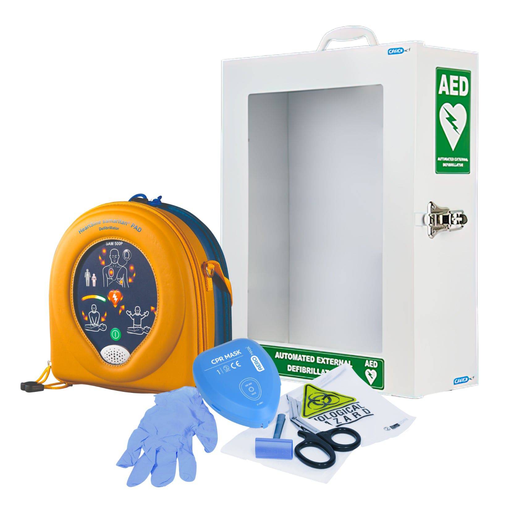 HeartSine Samaritan Defibrillator PAD500P Package (1) - First Aid Distributions