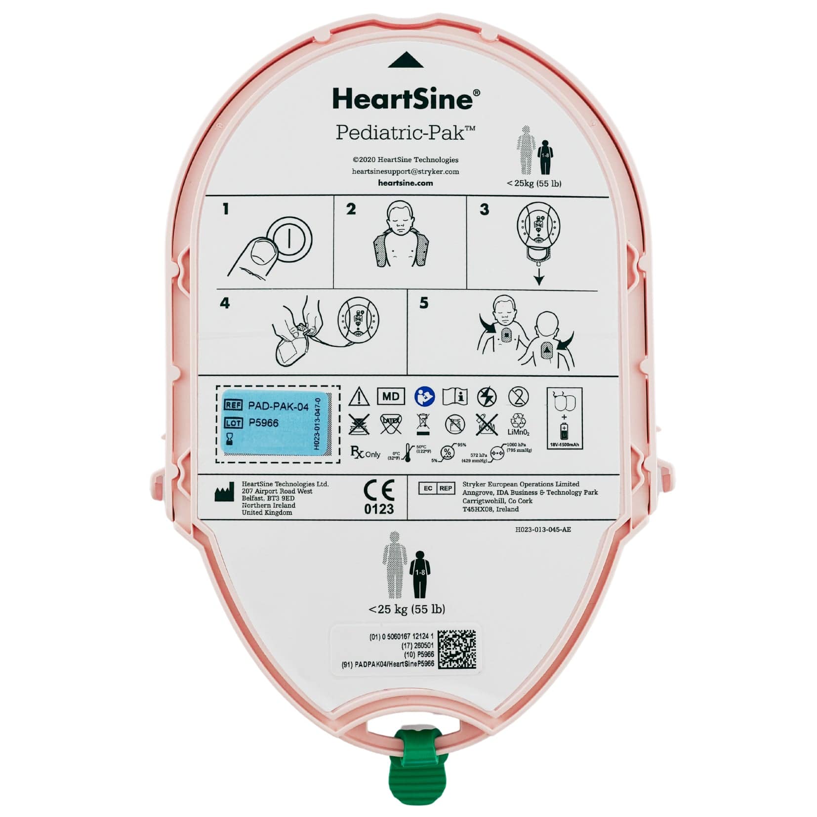 HeartSine Samaritan Pad-Pak - Paediatric (1) - First Aid Distributions