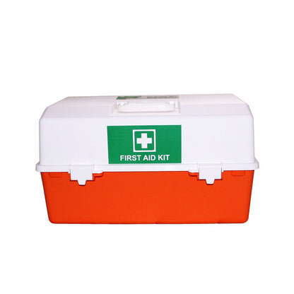 Empty First Aid Box Large - Orange & White (1)
