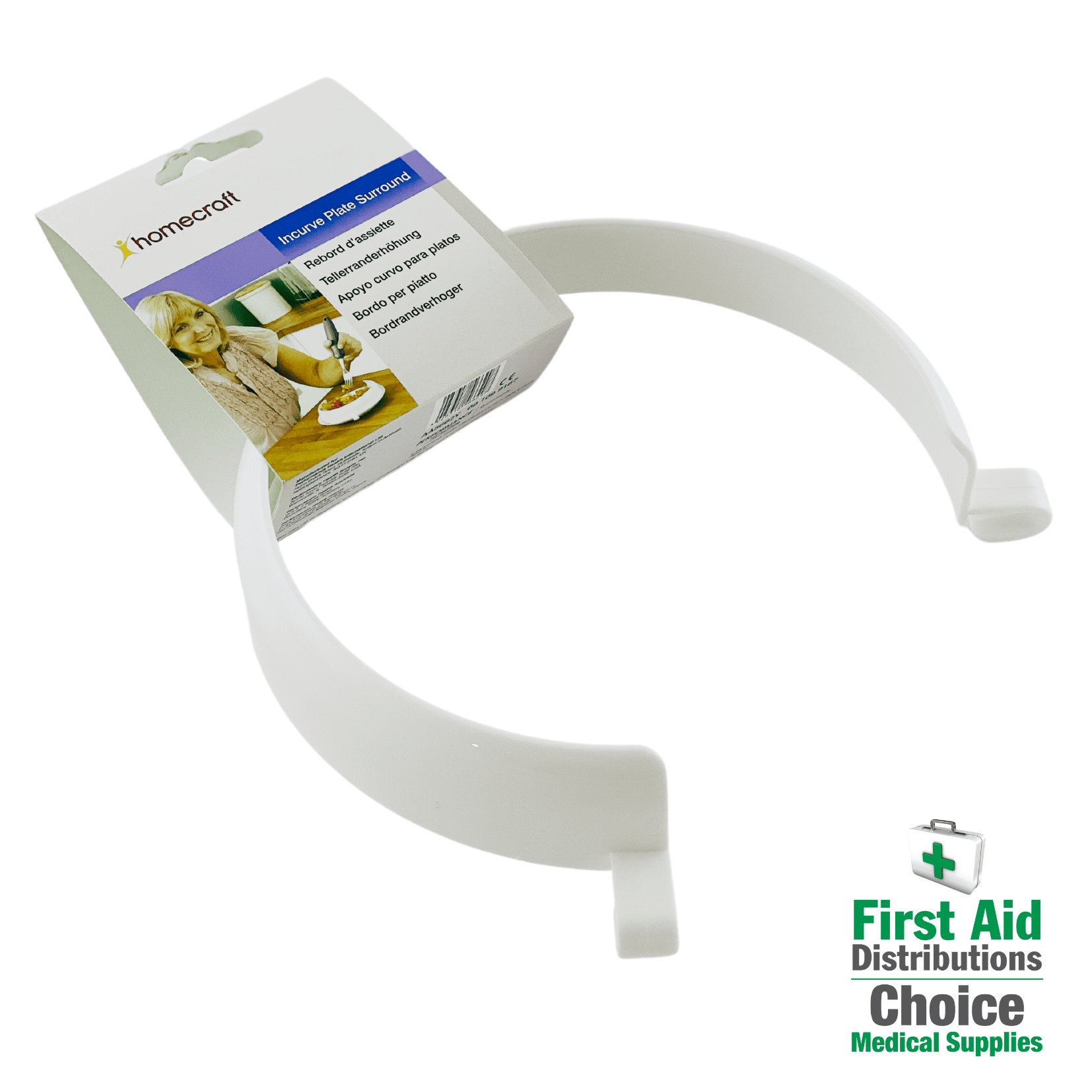 Incurve Plate Surround (1) - First Aid Distributions