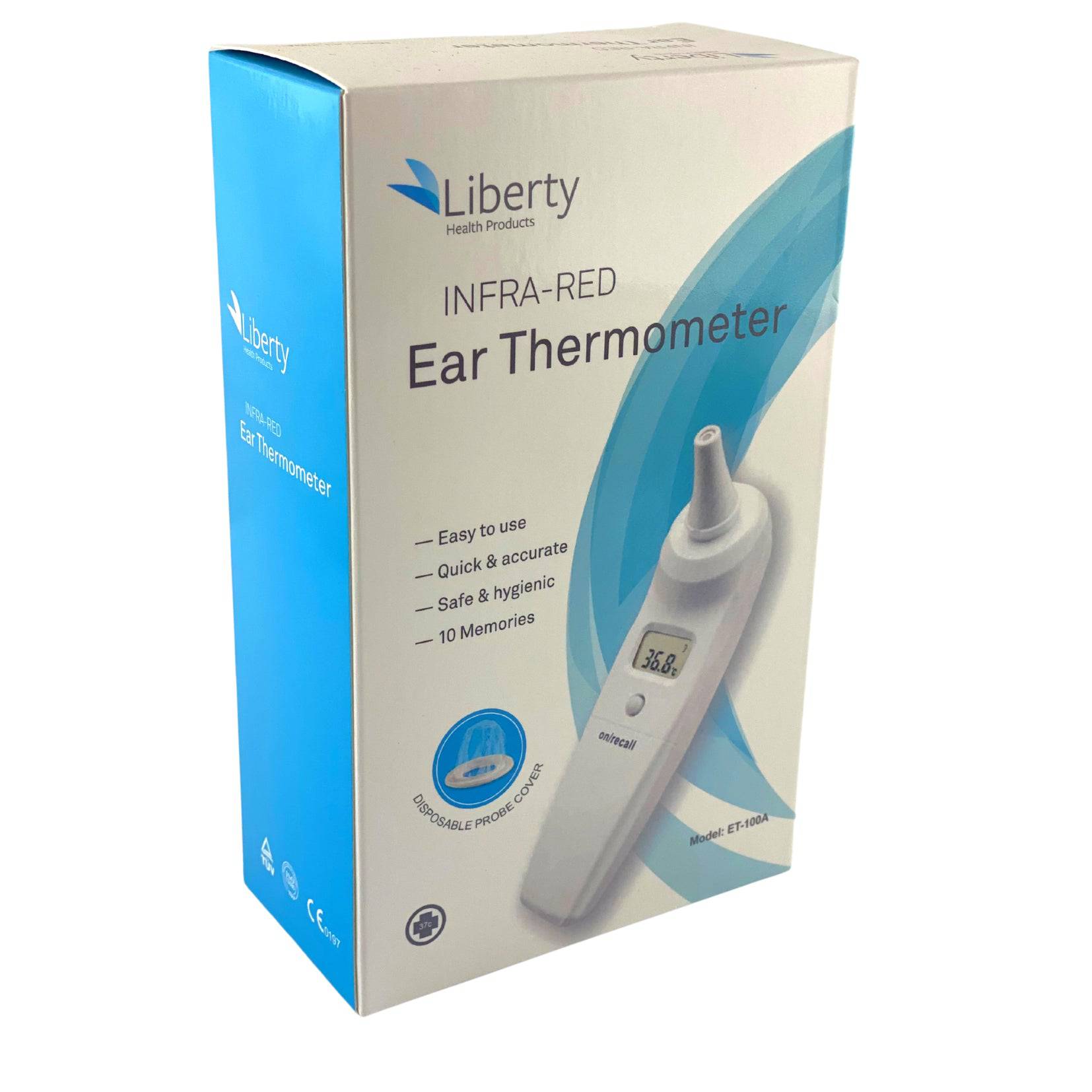 Infra Red Tympanic Ear Thermometer - Liberty (1) - First Aid Distributions