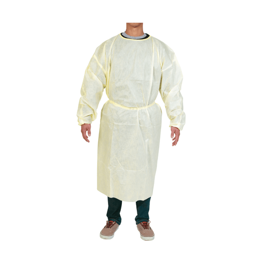 Isolation Gown Level 2 - Yellow (1) - First Aid Distributions