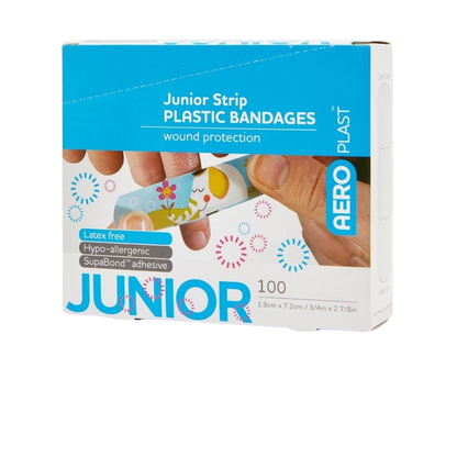 Plastic Plasters Junior - Aero (100) - First Aid Distributions