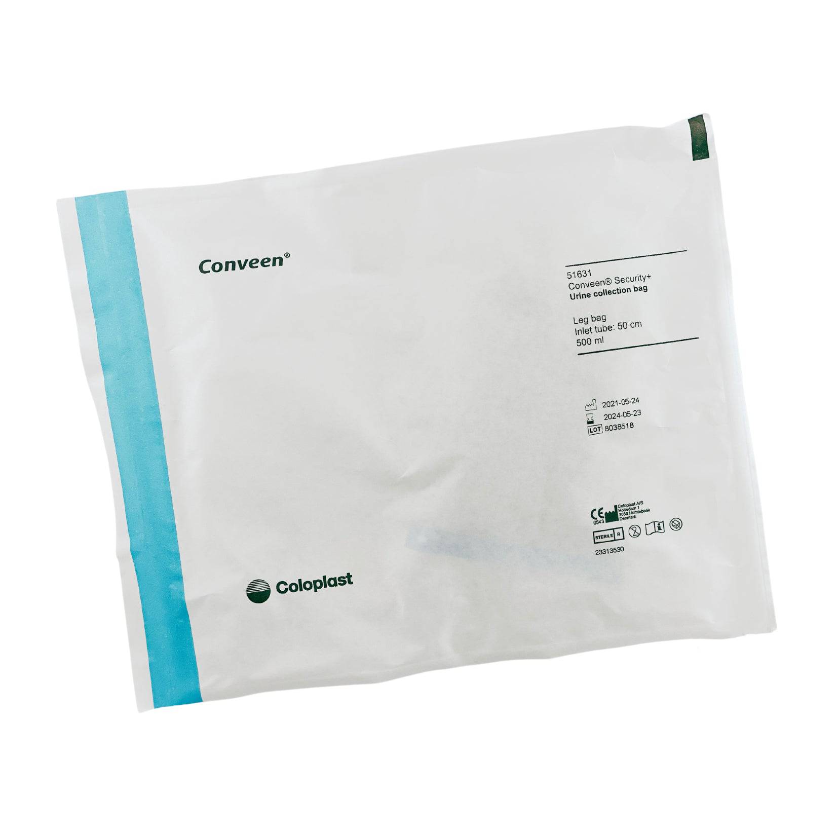 Leg Bag 500ml Sterile with 50cm Tube - Conveen (1) - First Aid Distributions