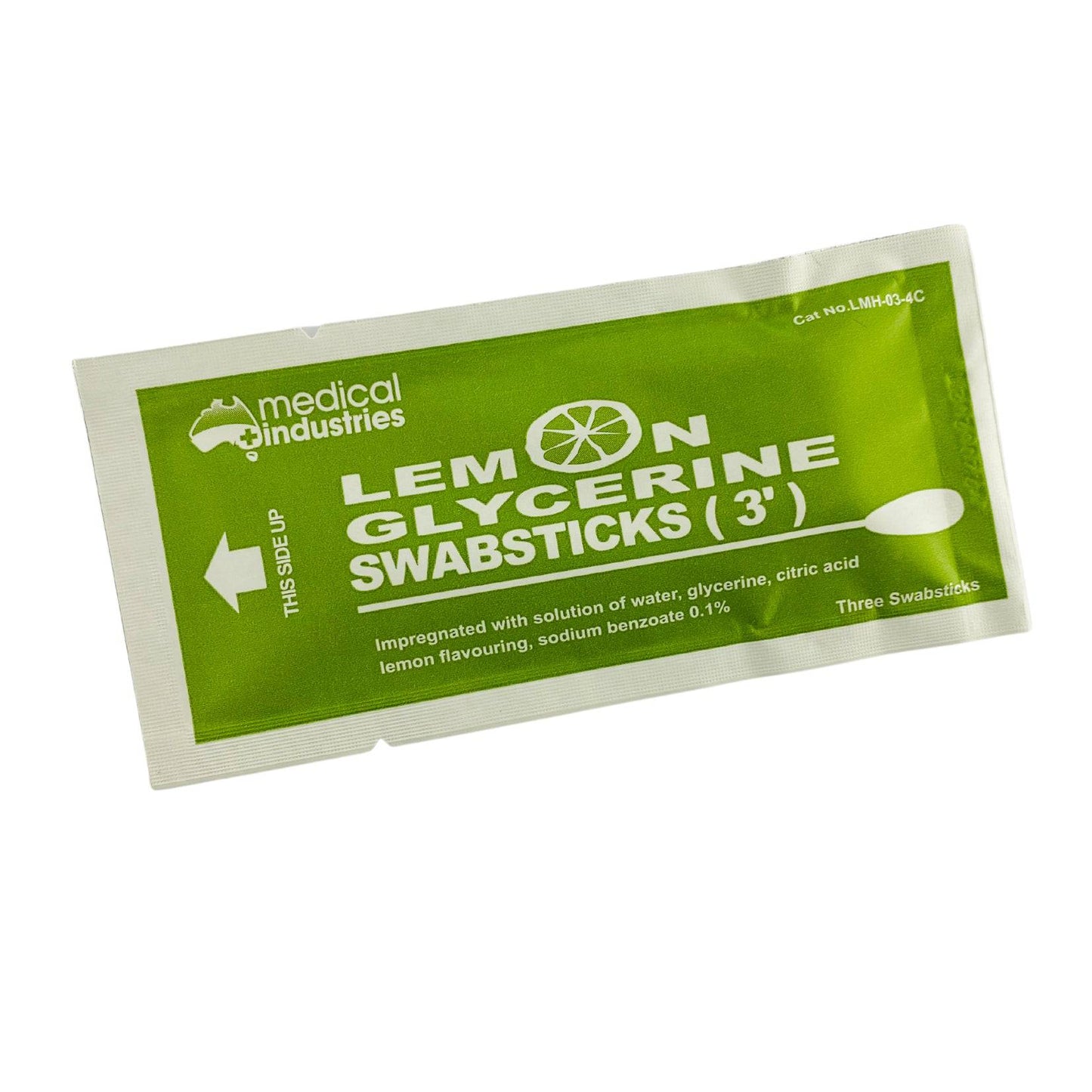 Lemon Glycerine Swabsticks (3) - First Aid Distributions