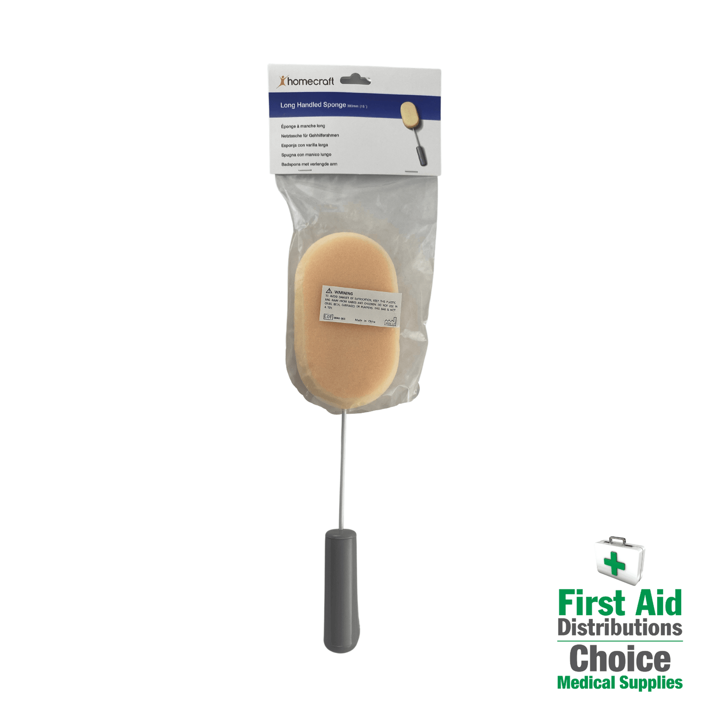 Long Handled Sponge Bendable - First Aid Distributions