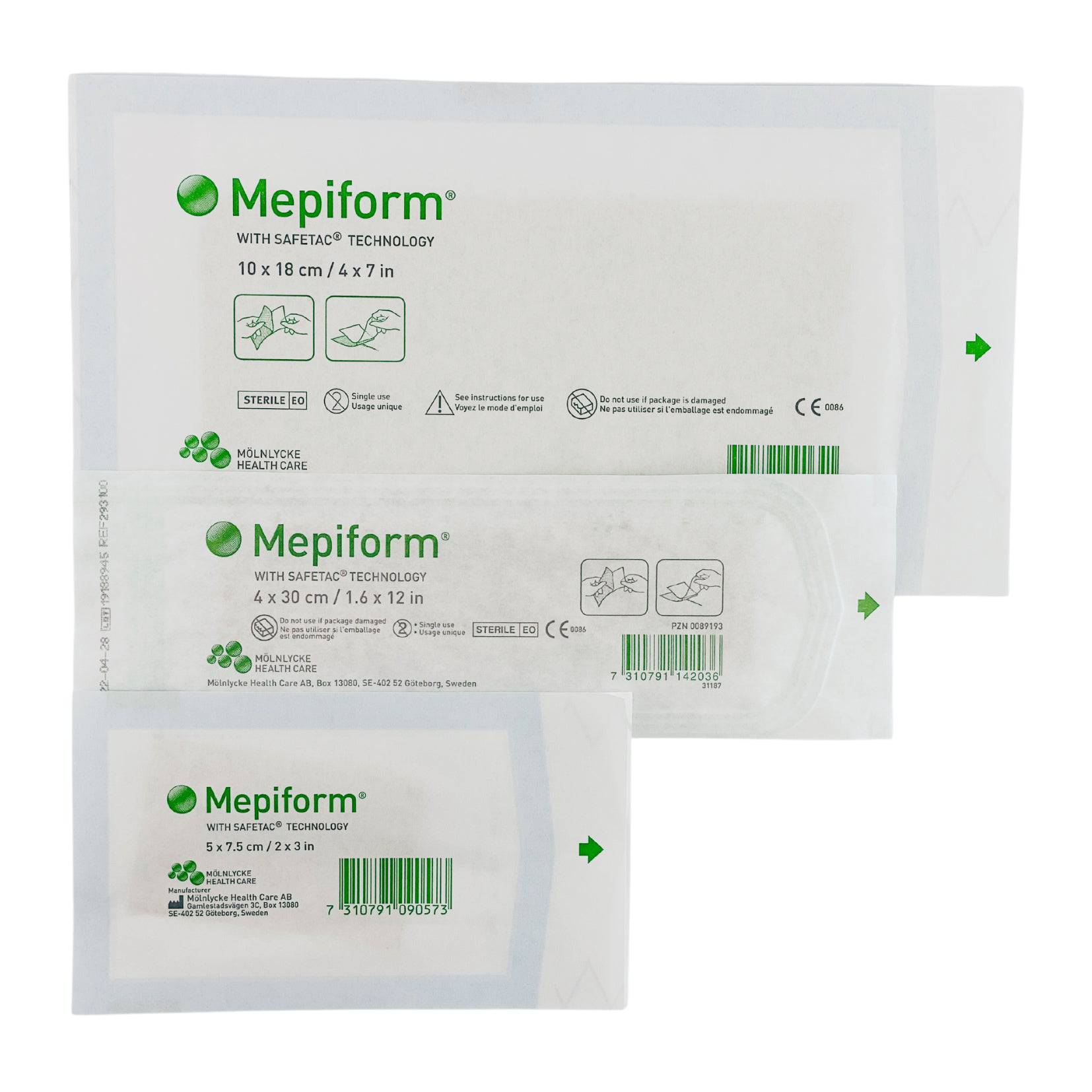 Mepiform Silicone Scar Dressing - First Aid Distributions