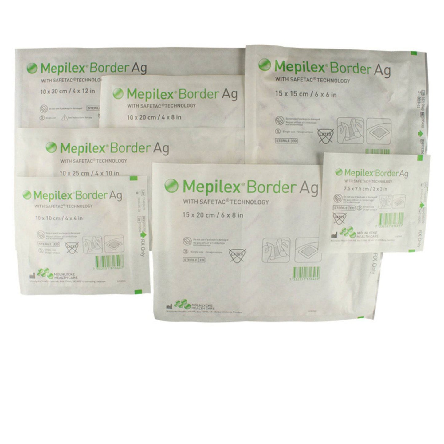 Mepilex Border Ag Silver Dressing (1) - First Aid Distributions