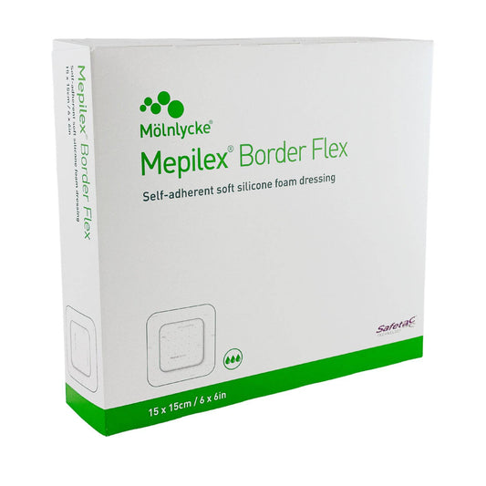 Mepilex Border Flex 15cm x 15cm Box (10) - First Aid Distributions