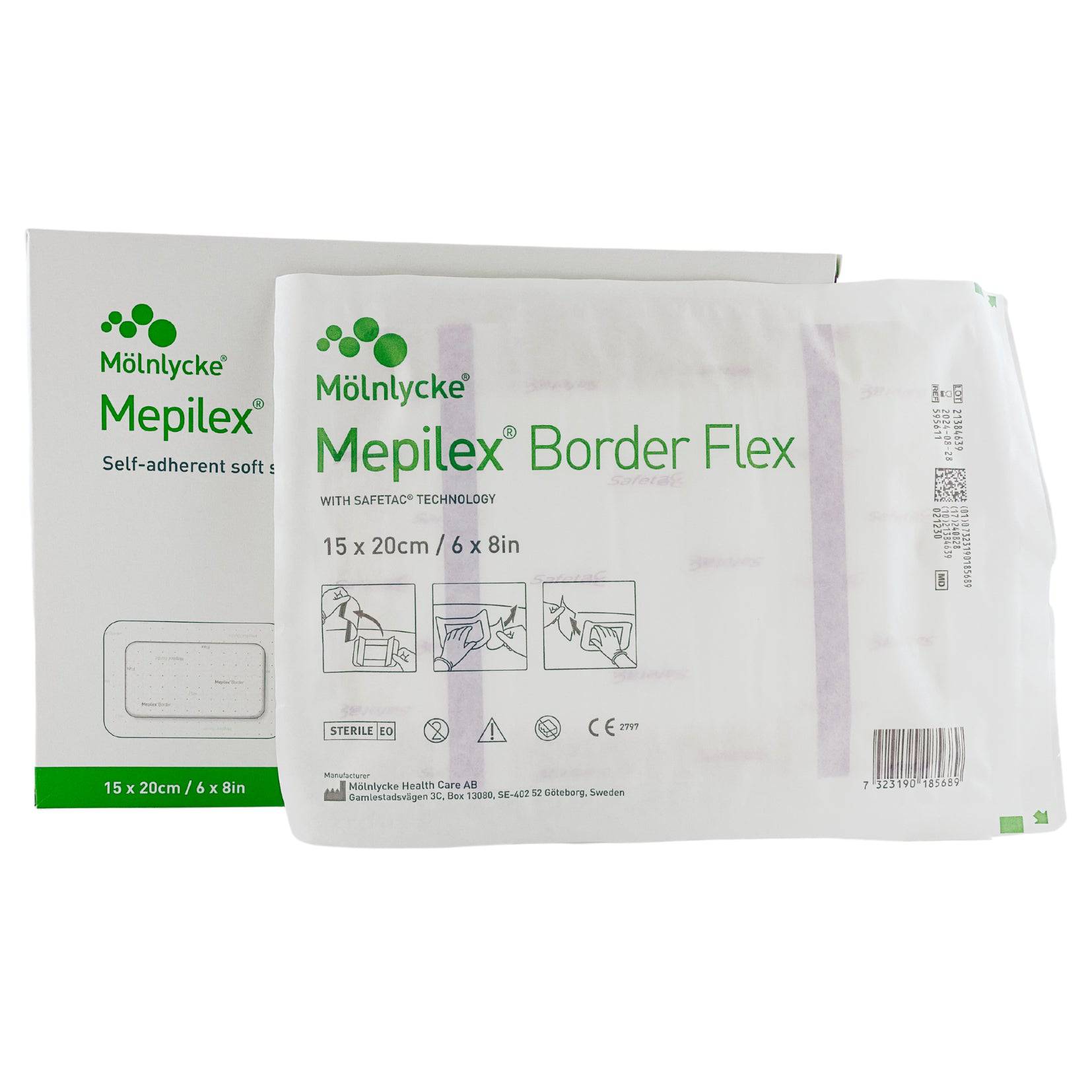 Mepilex Border Flex 15cm x 20cm Box (10) - First Aid Distributions