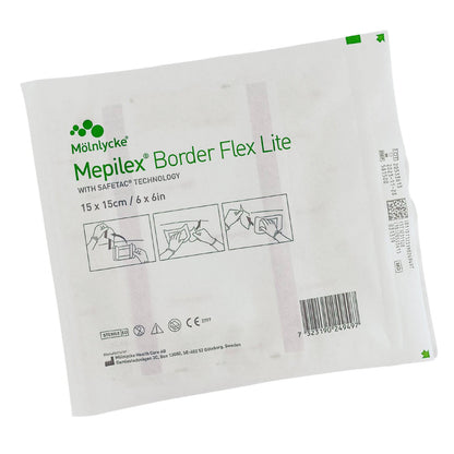 Mepilex Border Flex Lite 15cm x 15cm Box (5) - First Aid Distributions