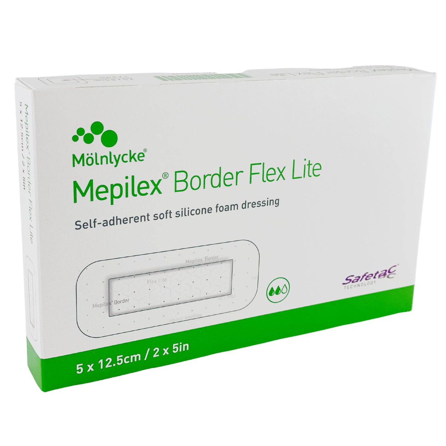 Mepilex Border Flex Lite 5cm x 12.5cm Box (5) - First Aid Distributions