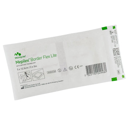 Mepilex Border Flex Lite 5cm x 12.5cm Box (5) - First Aid Distributions