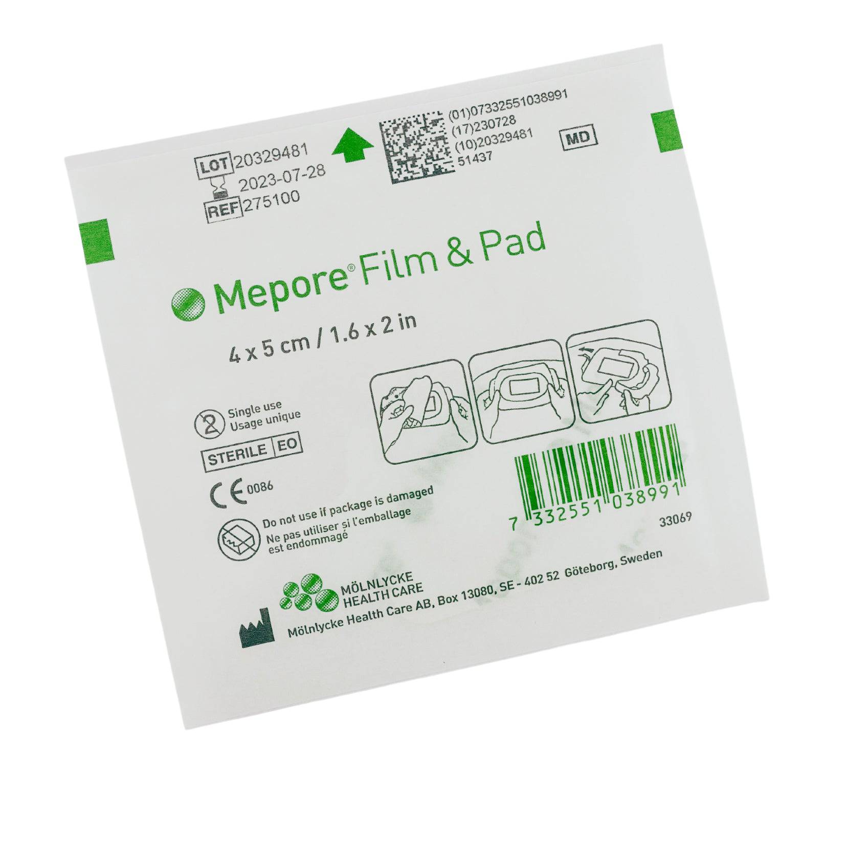 Mepore Film & Pad Dressing (1) - First Aid Distributions