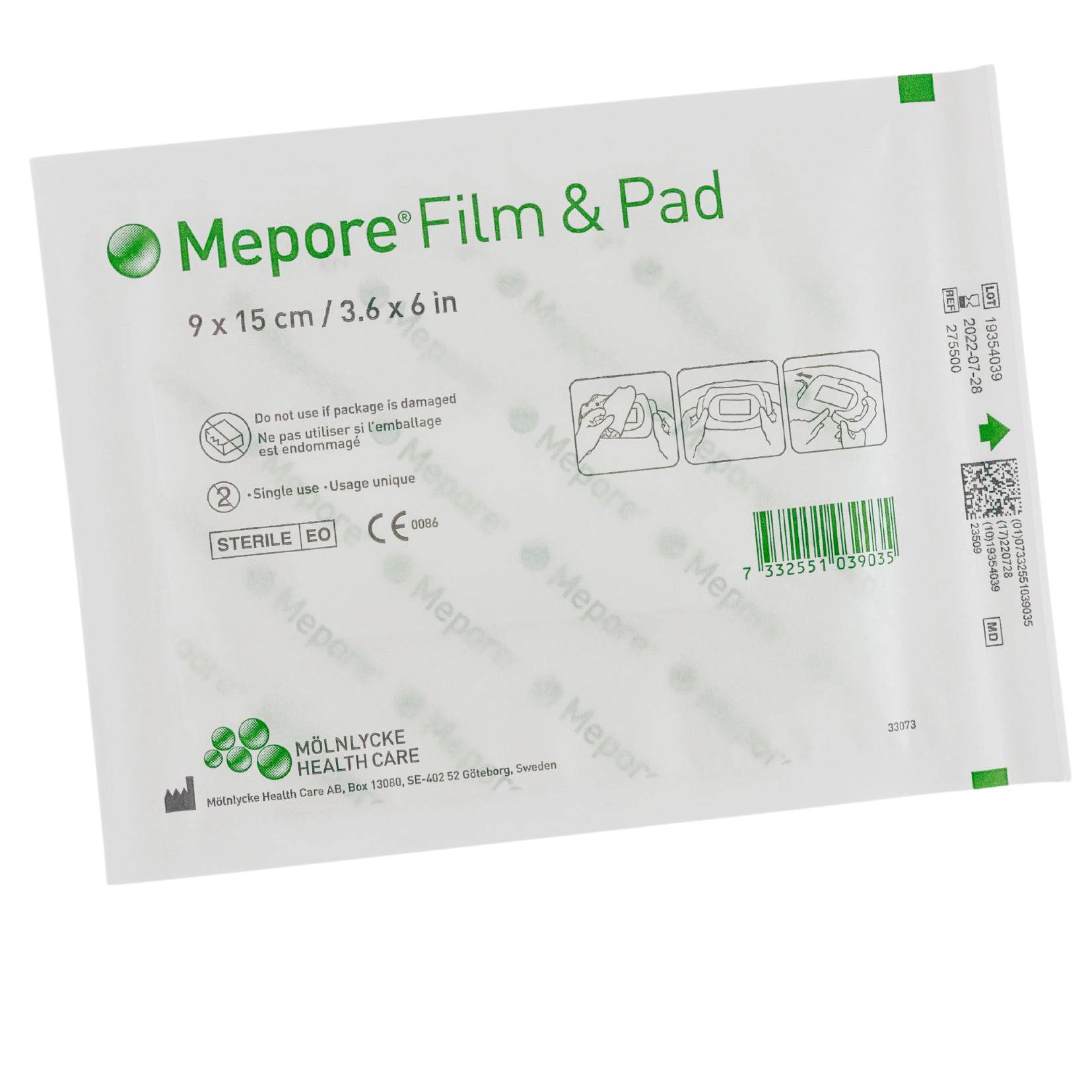 Mepore Film & Pad Dressing (1) - First Aid Distributions