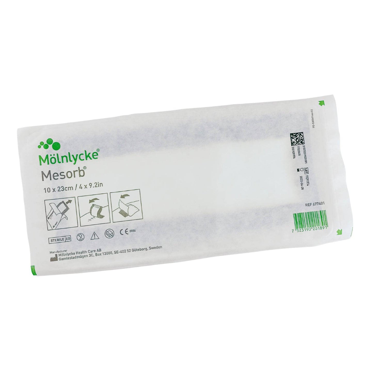 Mesorb Wound Dressing 10cm x 23cm Box (50) - First Aid Distributions