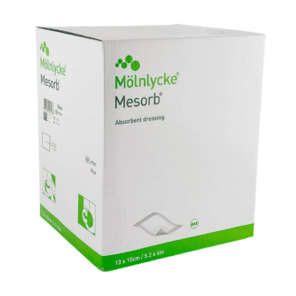 Mesorb Wound Dressing 13cm x 15cm Box (50) - First Aid Distributions