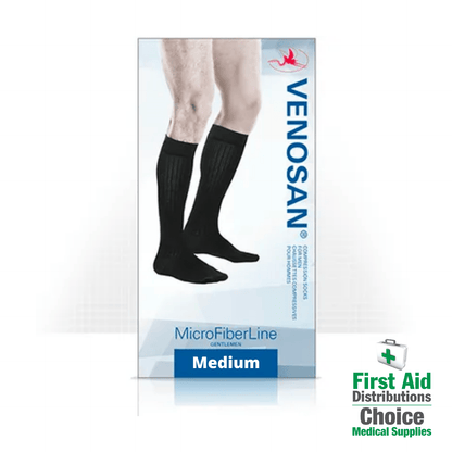 MicroFiberline Compression Socks for Men 15-20 mmHg - Venosan (1) - First Aid Distributions