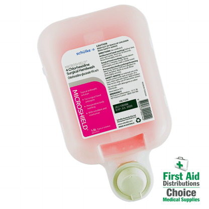 Microshield 4 Chlorhexidine Surgical Handwash 1.5L (1) - First Aid Distributions