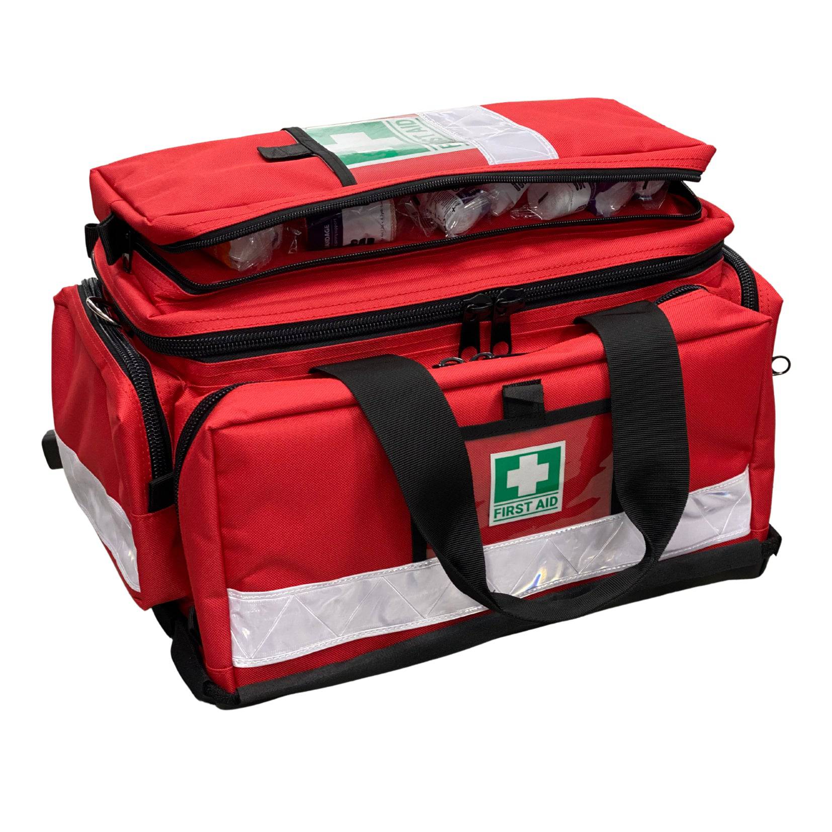 Model 23 BLUE National Workplace First Aid Kit - Trauma Bag Red - First Aid Distributions