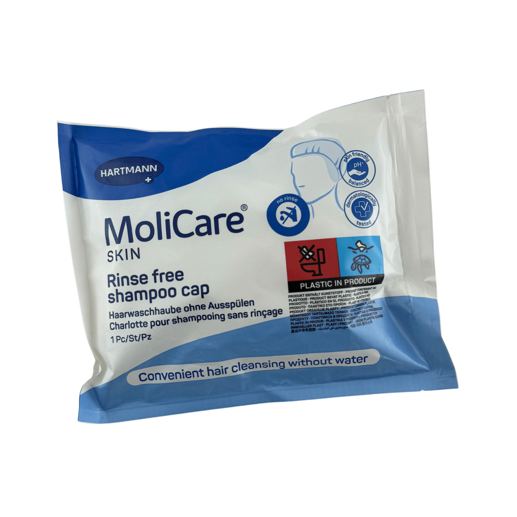 Molicare Skin Rinse free Shampoo Cap (1) - First Aid Distributions