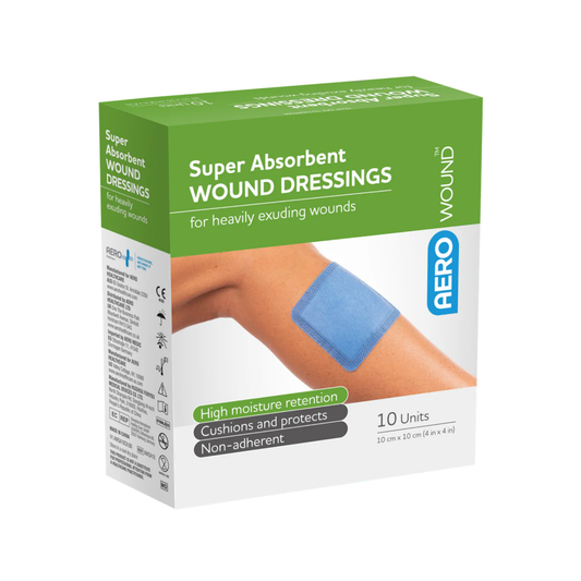 Aero Super Absorbent Wound Dressing (Box 10) - First Aid Distributions