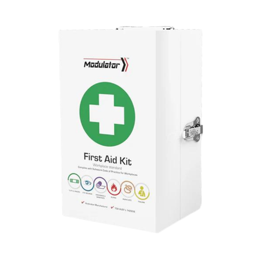 MODULATOR 4 Series Metal Cabinet First Aid Kit - First Aid Distributions