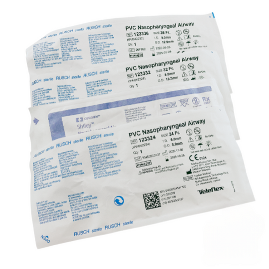 Nasopharyngeal Airway Set (4) - First Aid Distributions