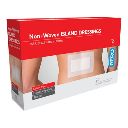 Non Woven Island Dressing 9cm x 15cm - Aero (20) - First Aid Distributions