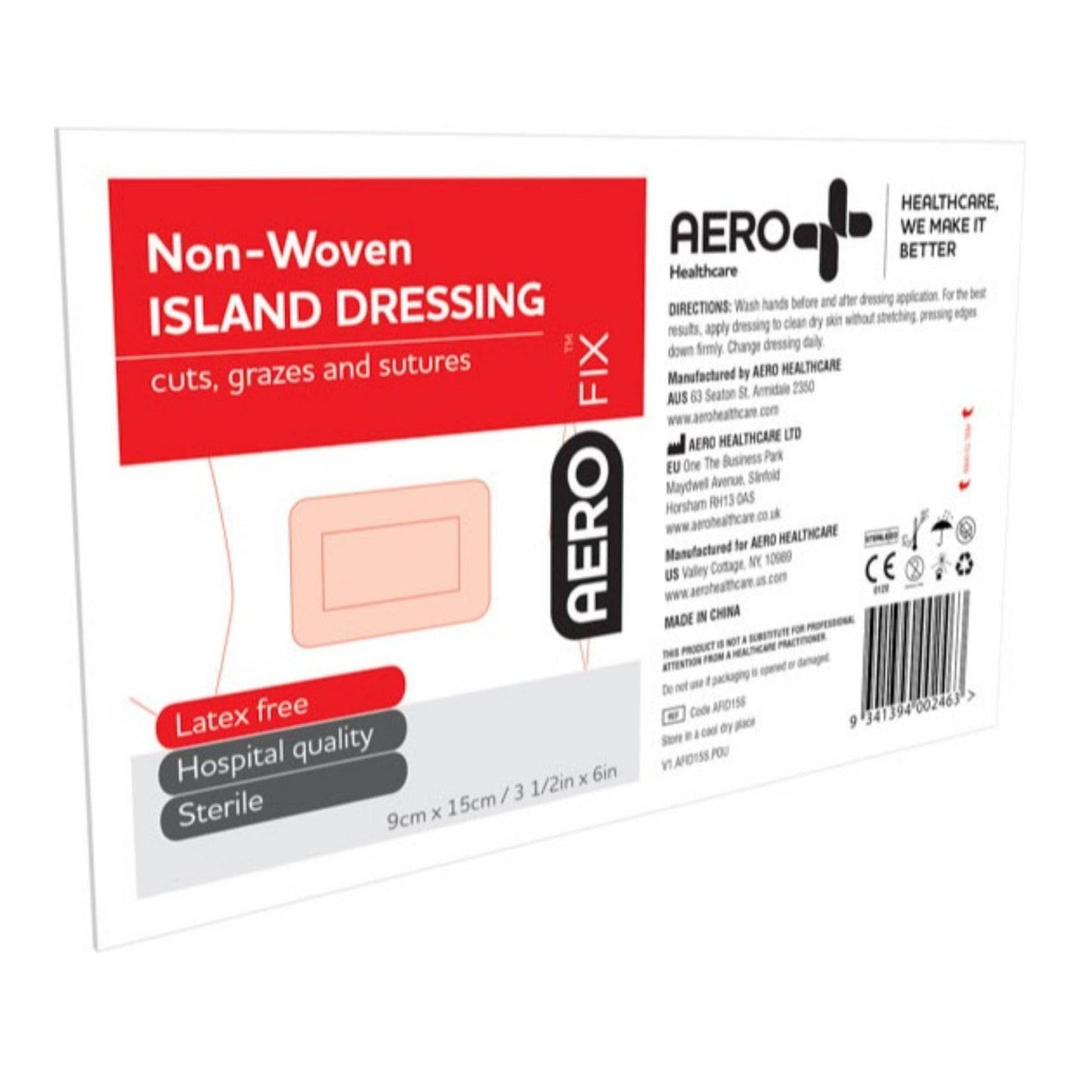 Non Woven Island Dressing - Aero (1) - First Aid Distributions