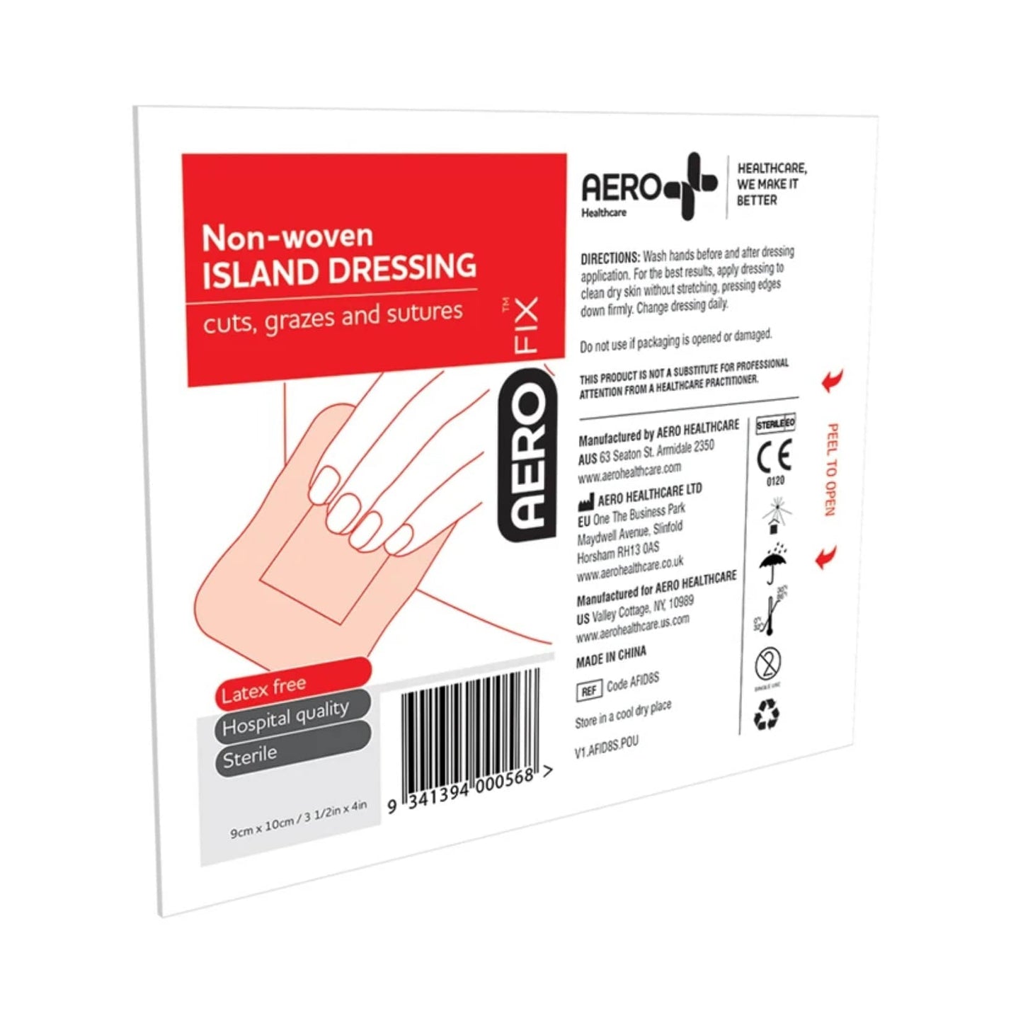 Non Woven Island Dressing - Aero (1) - First Aid Distributions