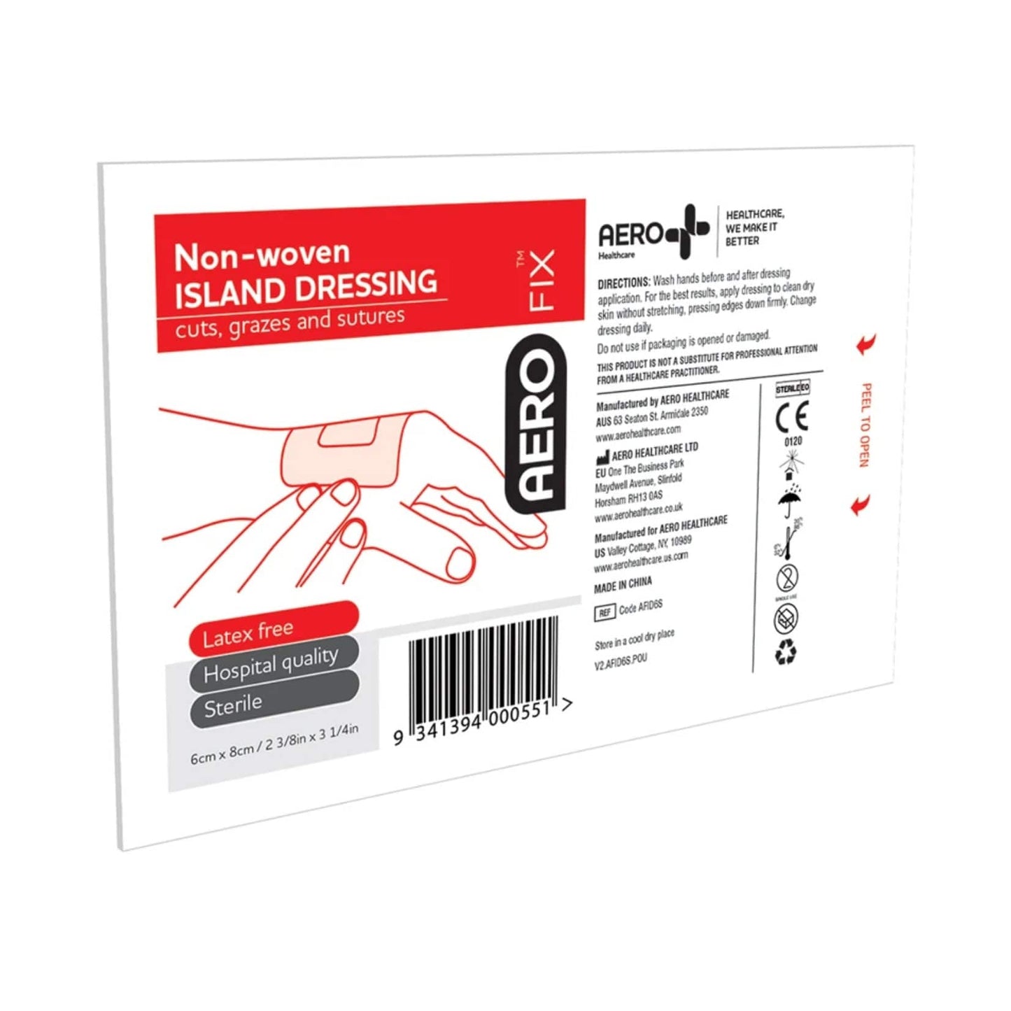 Non Woven Island Dressing - Aero (1) - First Aid Distributions