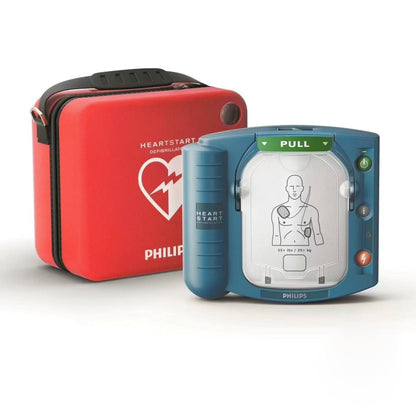 Philips HeartStart HS1 Defibrillator with Case (1) - First Aid Distributions