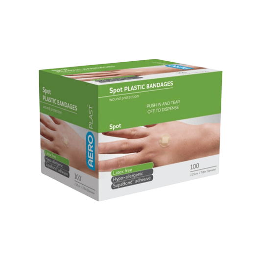 Plastic Plasters Spot - Aero (100) - First Aid Distributions