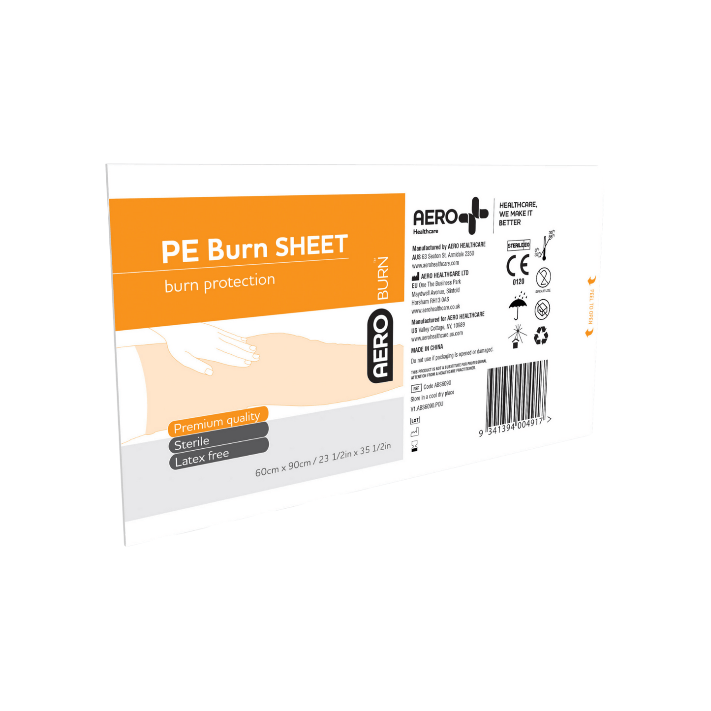 Polyethylene Burn Sheet - Aero (1) - First Aid Distributions