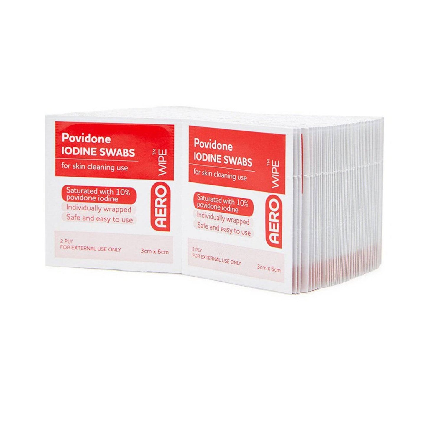 Povidone Iodine Swabs - Aero (1) - First Aid Distributions