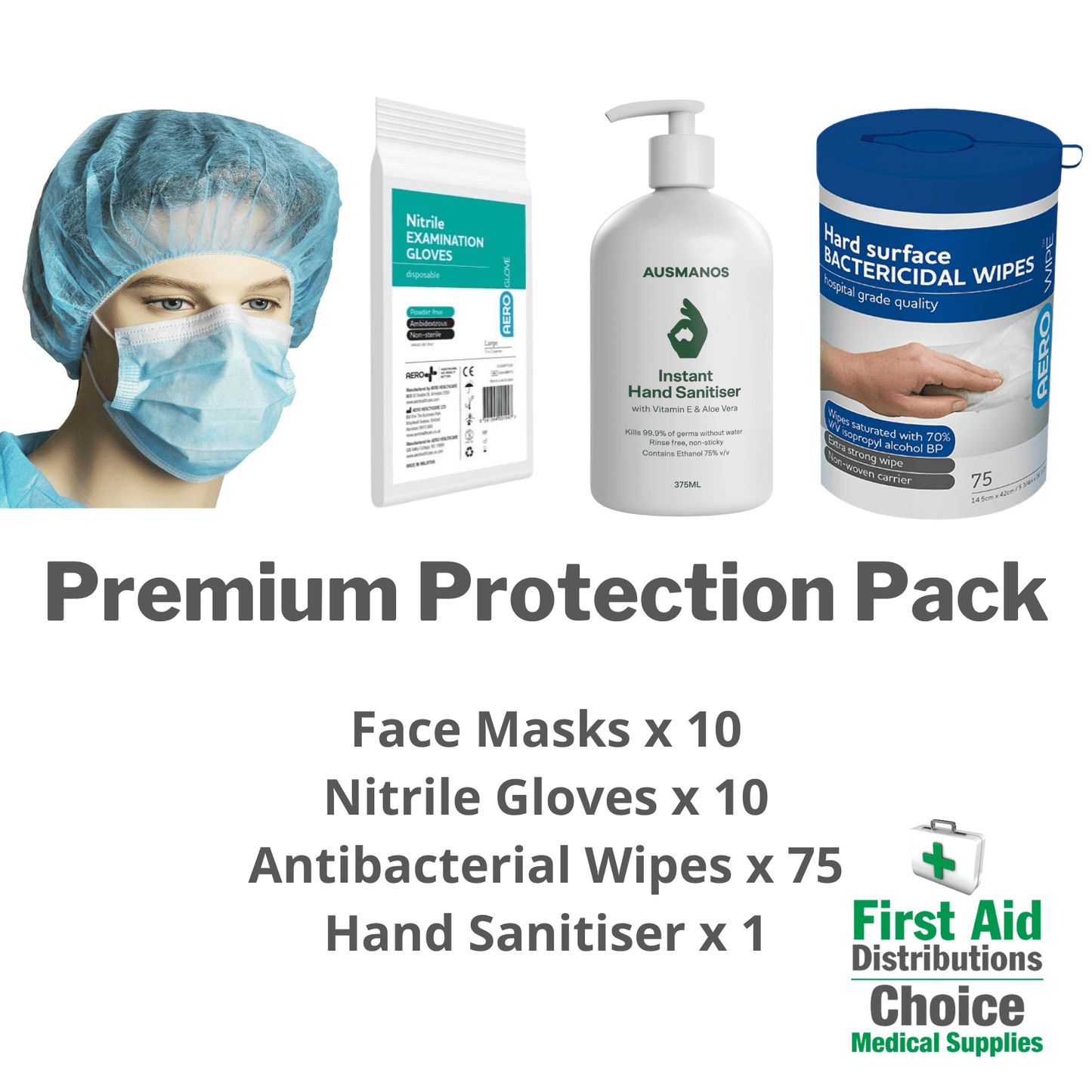 Premium Personal Protection Pack - First Aid Distributions