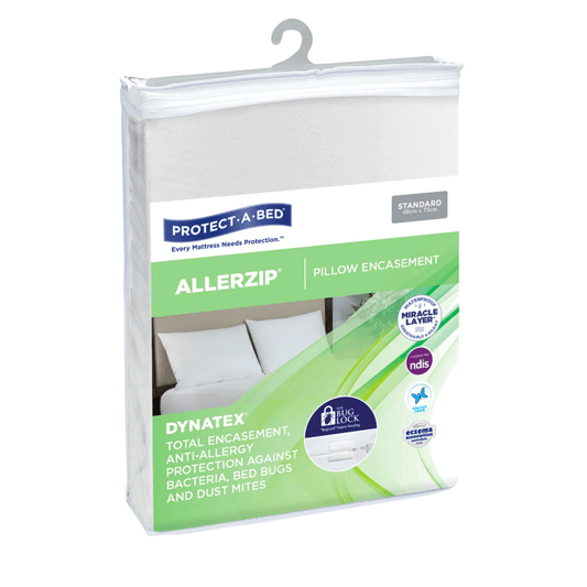 Protect-A-Bed  Allerzip Fully Encased Pillow Protector (2) - First Aid Distributions