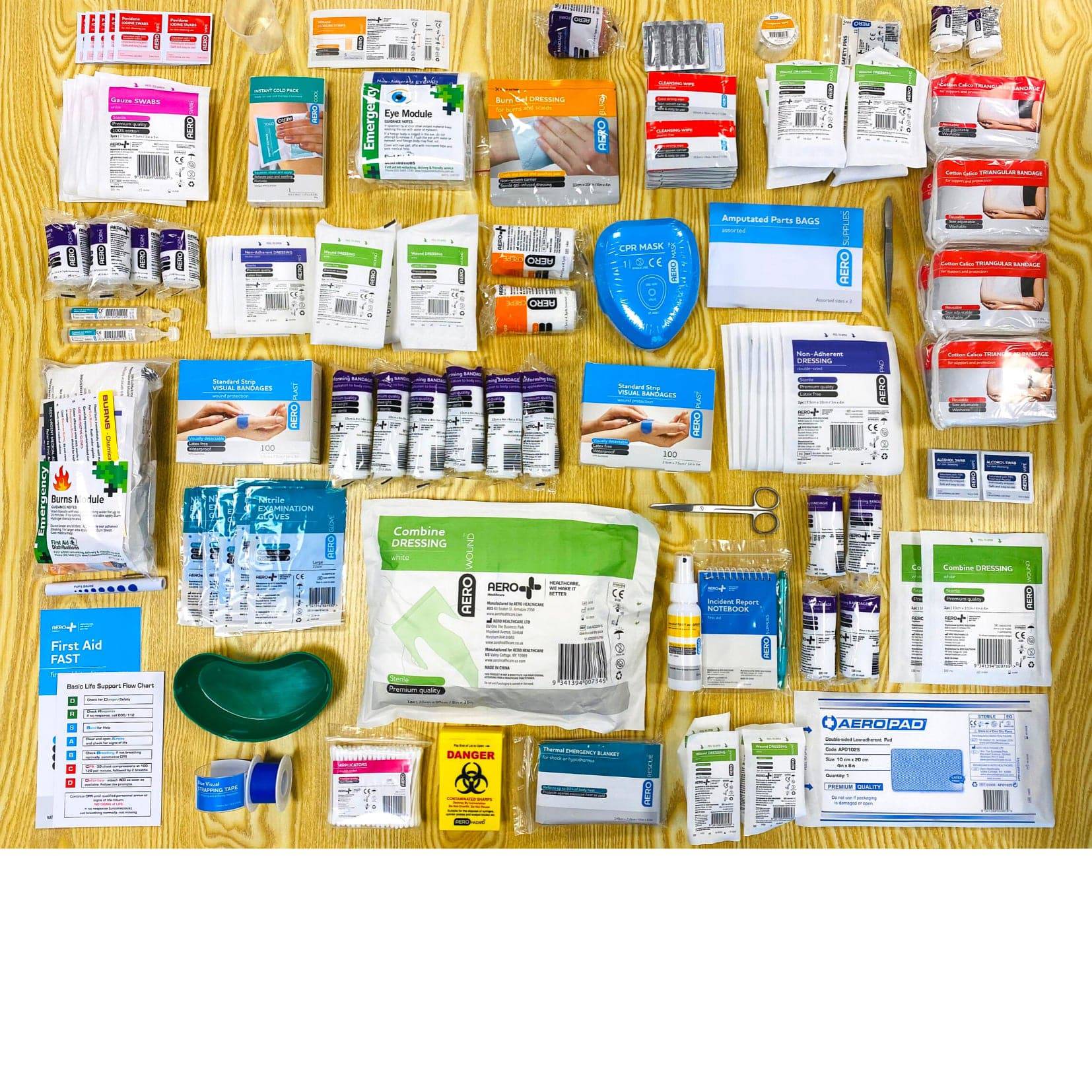 REFILL First Aid Kit Pack - Model 20 BLUE - First Aid Distributions